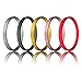 Silicone Wedding Ring Women, LUNIQI Thin Affordable Stackable Durable Rubber Safe Band Love, Couple, Souvenir Outdoor Active Exercise Style