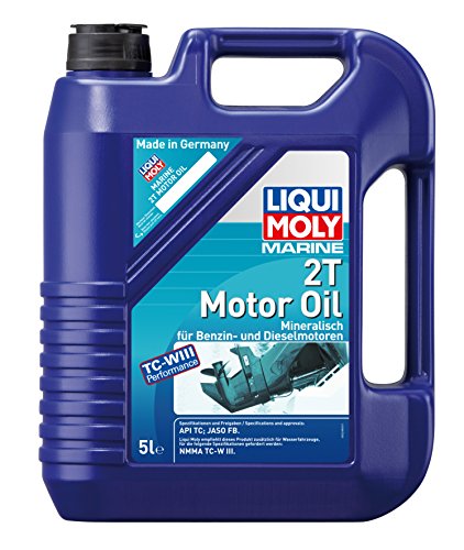 LIQUI MOLY Marine 2T Motor Oil | 5 L | Boot 2-Takt-Ãl | Art.-Nr.: 25020, farblos