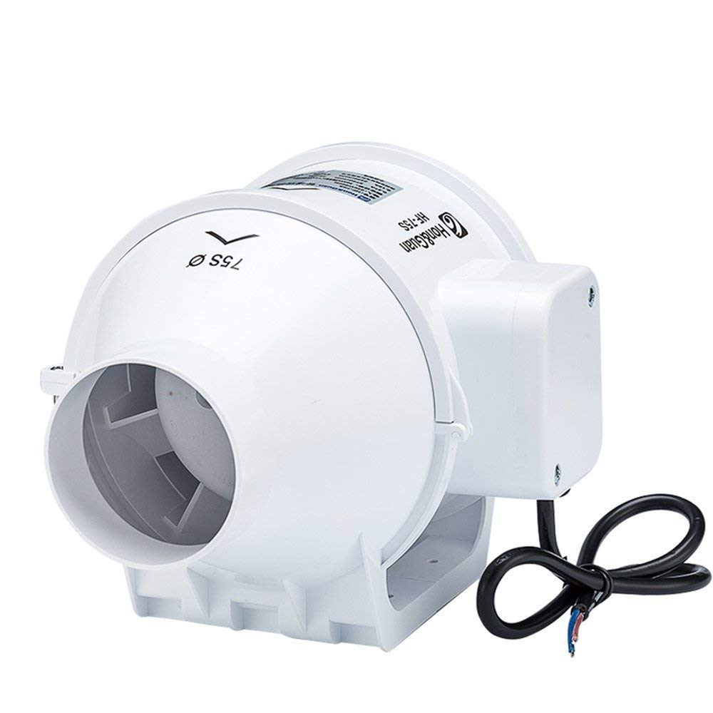 Hon&Guan 3 Inch Extractor Fan High Efficiency Mixed Flow Ventilation