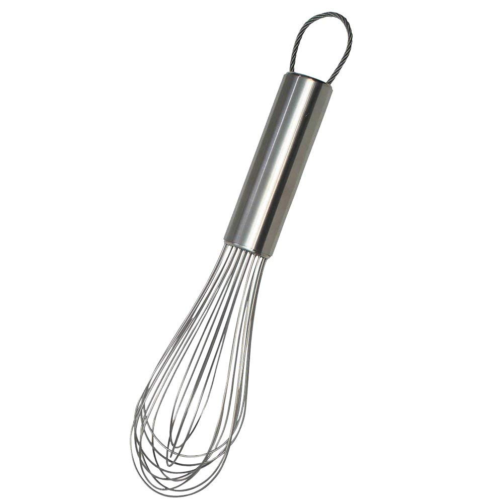 KitchenCraft Stainless Steel Hand Balloon Whisk, 25 cm (1”), Silver