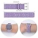 EZCO Bands Compatible with Fitbit Versa/Versa Lite, Woven Fabric Breathable Watch Strap Quick Release Replacement Wristband Accessories Compatible Versa Smart Watch Women Man