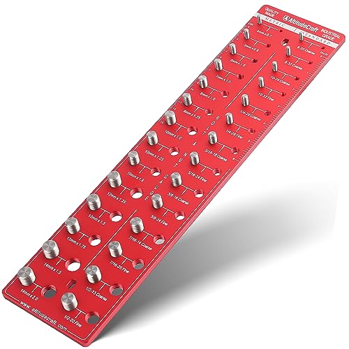 AltitudeCraft Thread Checker, Nut and Bolt Thread Checker, Bolt Size and Thread Gauge, Bolt and