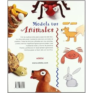 Modela tus animales con plastilina (Spanish Edition)