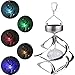 iwish Romantic Solar Power Colorful 7 Colors Changing Wind Chime Rotating LED Hanging Light