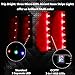 OCPTY 12 Pack Motorcycle LED Light Kit Strips with Remote Controller Multi-Color Strips 12-5050-RGB Accent Glow Neon Lights Lamp fit for KTM BMW Harley Davidson Honda Kawasaki Suzuki Ducati