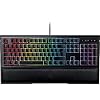 Razer – Tastiera da Gioco Ornata Chroma, (con Tecnologia Mecha-Membrane, Tasti a Mezza Altezza, Illuminazione Chroma RGB e Design ergonomico con poggiapolsi, Layout QWERTY) Nero RGB Chroma