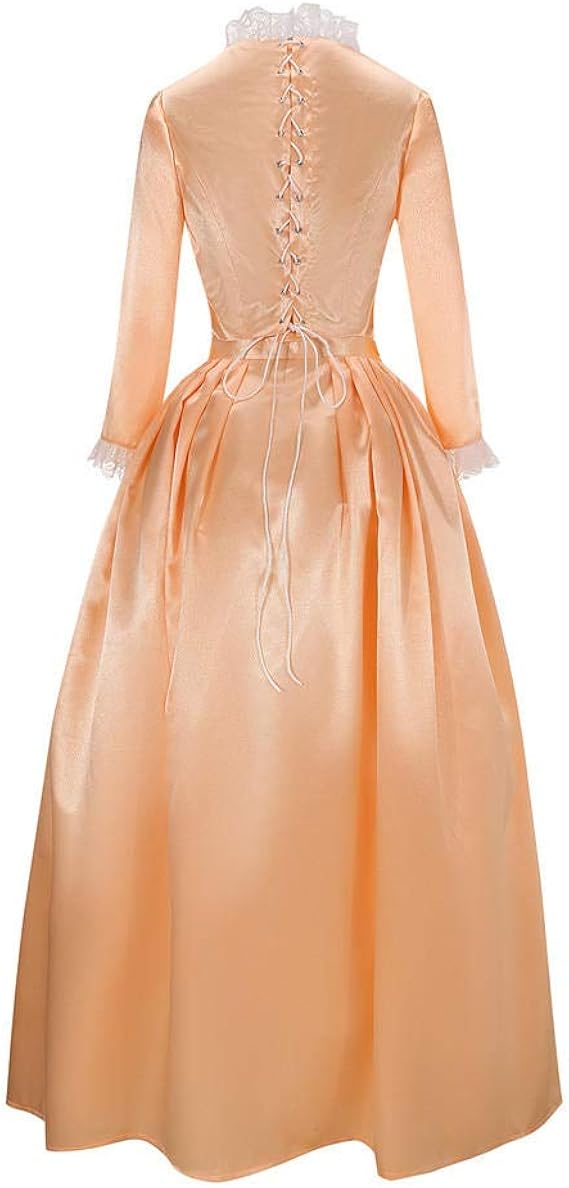 Amazon Com Cos Animefly Hamilton Angelica Costume Dress Colonial Lady Corset Style Ball Gown Victorian Medieval Dress Clothing