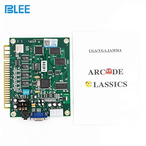 BLEE Classical Arcade Video Game 60 in 1 PCB Jamma Board for CGA VGA Output