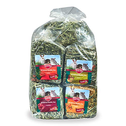 Kaytee All Natural Timothy Hay Plus Variety Pack for Guinea Pigs