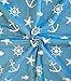 Simple Being Soft Minky Baby Blanket Dotted and Printed Mat, Boys (Sailor)