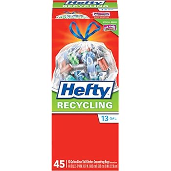 clear tall kitchen trash bags