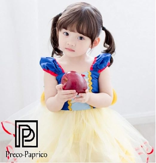 Amazon Co Jp Preco Paprico 白雪姫 小さめ ワンピース ミニドレス コスプレ かわいい ホビー 通販