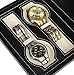 TIMELYBUYS Black Four 4 Slot Zippered Travel Traveler's Watch Storage Organizer Collector Case Father's Day Gift