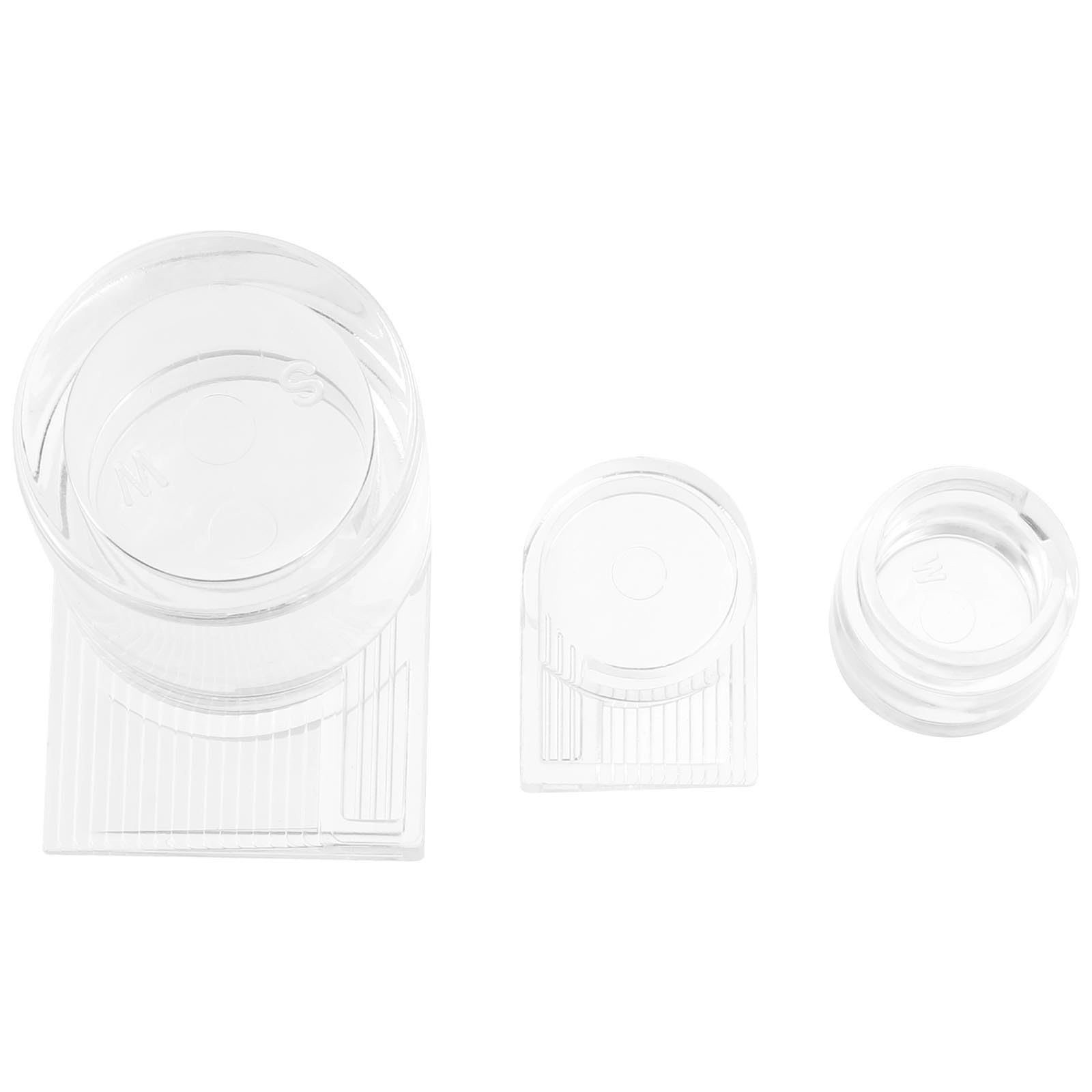 VILLCASE 2pcs Ant Water Feeder, Transparent Ant Feeding Bowl Acrylic Farm Water Bowls Mini Liquid Feeder Feeding Container for Ants Small Reptile Animals Feeding