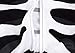 WOSAWE Mens Breathable Cycling Jersey Short Sleeves (Skeleton, L)