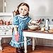 The Queen's Treasures 6 Pc Kitchen Tool Accessory Set for 18 Inch American Girl Doll Furniture: Mixing Bowl Plus 5 Kitchen Utensil Tools