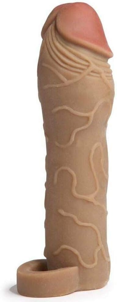 VirtualSurraunD Add 2 Inches Black Extender Sleeve Girth Enlarger Toy Dirty Dream 7017