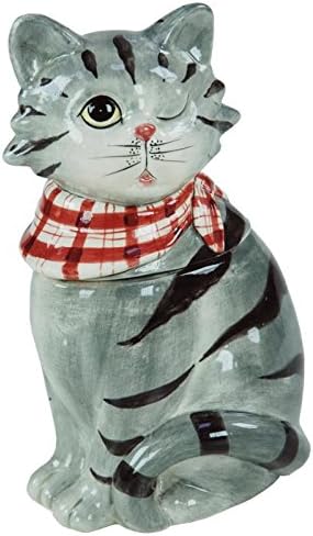 Gato caja caja tarro cerámica sc-3175: Amazon.es: Hogar