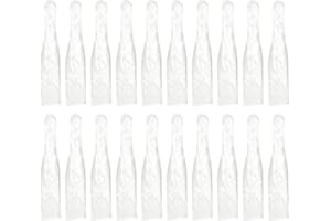 Healifty Handle Cover Disposable Plastic Sleeves for 500 Pack 9.84 X 2.0 Inches