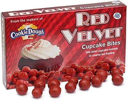 Cookie Dough Bites Peanut Red Velvet Cupcake Box 88 g (Pack of 4)