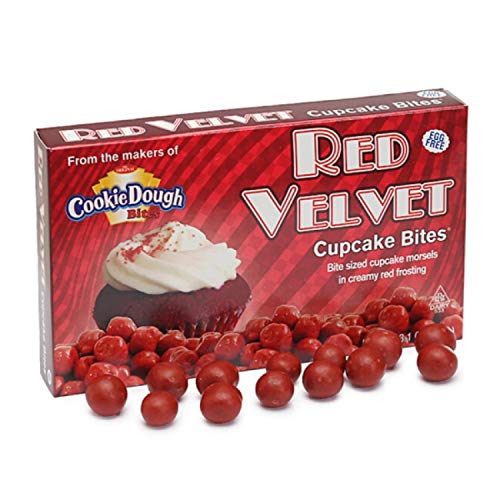 Cookie Dough Bites Peanut Red Velvet Cupcake Box 88 g (Pack of 4)