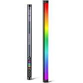 NEEWER TL60 RGB Tube Light, Full Color RGBWW Photography Handheld LED Video Lighting Wand Stick Supports APP/2.4G/DMX Control