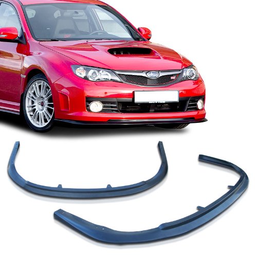 Carbon Fiber Look 3Pcs Car Front Bumper Splitter Lip Chin Spoiler