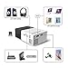 fosa Mini Projector Portable 1080P LED Projector Home Cinema Theater Indoor/Outdoor Movie projectors Support Laptop PC Smartphone HDMI Input Great Gift Pocket Projector for Party and Camping