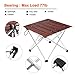 Ledeak Camping Folding Table, Portable Lightweight Foldable Compact Small Roll up Table with Carry Bag, Perfect for Outdoor, Camping, Picnic, Beach, Hiking, Easy to Install & Cleanthumb 1