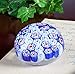 Collectible Millefiori Handmade Glass Paperweight, Beautiful Office Decor, Decorative Art Glass, Colorful Flower Paper Weight