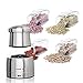Pepper Grinder, Accevo Stainless Steel Salt Pepper Mill, Spice Grinder, Salt Grinder, Salt Mill with Adjustable Fineness Setting (1 Pack)