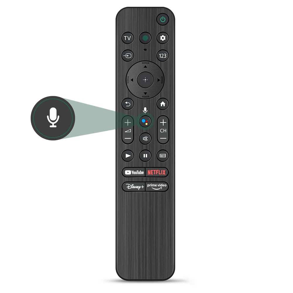 Photo 1 of AZMKIMI RMF-TX800U Remote Compatible with Sony Bravia Smart TV Remote Control, if Applicable X80K X90K W830K A80K X95K X85K Series TV, Sub RMF-TX900U (RMF-TX800U) (RMF-TX800U)