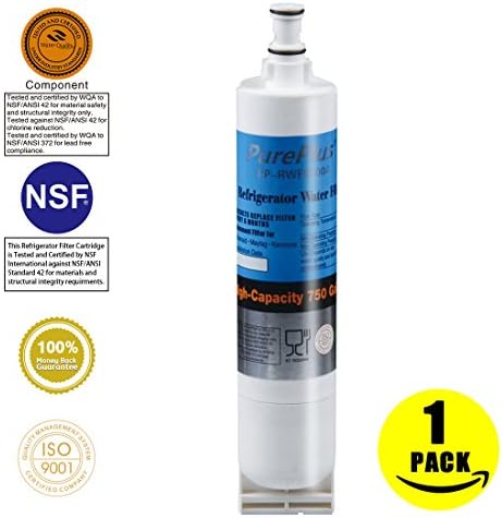 PurePlus 4396508 Compatible with Whirlpool 4396508, 4396510,EDR5RXD1,WFNL240V,Kenmore 46-9010,469902，469908,Kitchenaid 4396547,4396548 Refrigerator water filter