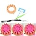 Estone® Knitter Knitting Flower Loom Set Kit Make EMBELLISHMENTS For Hat Scarves