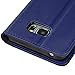 Note 5 Case, Abacus24-7 Samsung Galaxy Note 5 Wallet with Flip Cover and Stand, Blue