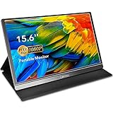 Portable Monitor - Lepow 15.6 Inch Computer Display 1920×1080 Full HD IPS Screen USB C Gaming Monitor with Type-C Mini HDMI for Laptop PC MAC Phone Xbox PS4, Include Smart Cover & Screen Protector