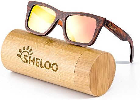Bamboo Wood Polarized Sunglasses For Men&Women Retro Style 100% UV400