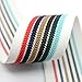 Strapcrafts 2-inch Wide Colorful Striped Jacquard Elastic Bands by 2-Yard, Waistband Elastic, Sewing Elastic 22040