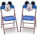 Delta Children 4-Piece Kids Furniture Set (2 Chairs and Table Set & Fabric Toy Box), Disney Mickey Mouse