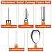 Halloween Pumpkin Carving Kit, FEOAMO 11 Pieces Professional Heavy Duty Stainless Steel Jack O Lanterns Pumpkin Carving Tools Set for Halloween Kids Adults Party Decorations, with Storage Carrying Bag