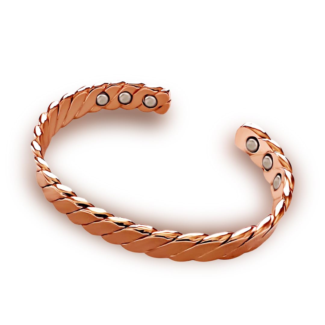 Tarot Health Pure Copper Bracelet (Twist, One Size)
