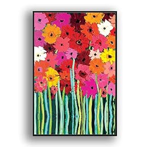 Framed Canvas Wall Art for Living Room, Bedroom Minimalist Abstract Canvas Prints for Modern Home Decoration Ready to Hang - 16"x24" inches