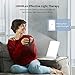 LITOM Light Therapy Lamp, 10000 Lux UV-free LED White Therapy Light with Adjustable Brightness and Color Temperature, 4 Timer Settings, Memory Function, USB Powered for Home or Office
