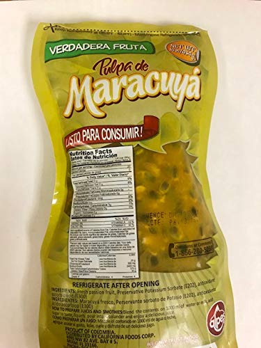 Real Tropical Fruit Passion Fruit Pulp Alpes Ready to Eat NET WT 16oz - Thumbnail 3