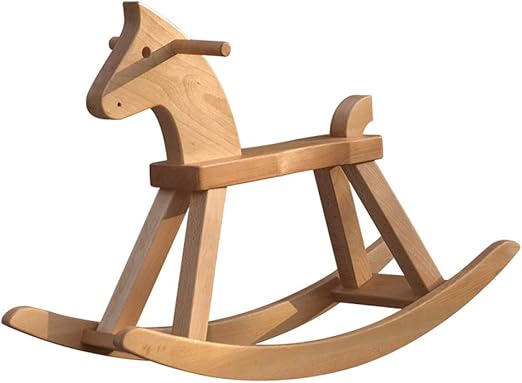 wooden rocking horse for adults