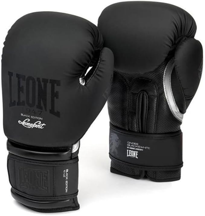 LEONE 1947 Black & White Gloves Black Various oz Amazon.co.uk Sports
