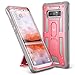 YOUMAKER Galaxy Note 8 Case, Heavy Duty Protection Kickstand Shockproof Clip Holster Case Cover for Samsung Galaxy Note 8 (2017 Release) Without Built-in Screen Protector (Pink/Gray)