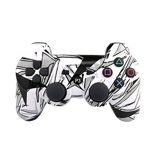 Oksale Camouflage USB Wireless Controller Game Remote Controller Gamepad for PS3 (E)