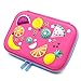Colorful Fruits School Girls Toddler Hardtop Pencil Case Holder - Cute Kids Pencil Box Pen Bag (Hot Pink)
