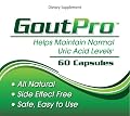 GoutPro Gout Treatment - Lower Uric Acid Levels Naturally - Formulated With Yucca, Garlic, Artichoke Powder, Milk Thistle (Silymarin), And Turmeric To Help Stop Gout Attacks, Relieve Gout Pain, And Prevent Future Attacks